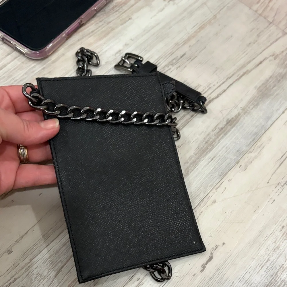 Michael Kors Black Chain Wallet - Picture 4 of 9